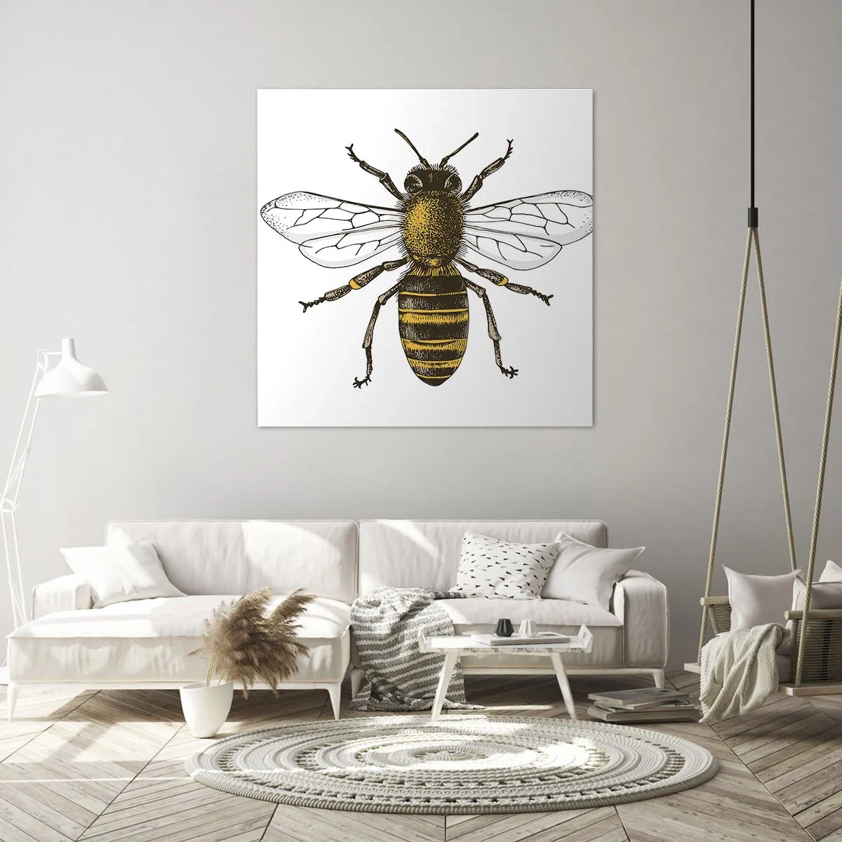 Tablou pe pânză - Frumoasă și bună - 30x30 cm