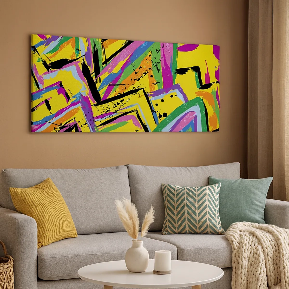 Tablou pe pânză - Strigă de bucurie - 30x30 cm