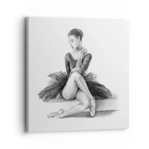 Tablou pe pânză - Încântată de dans - 30x30 cm