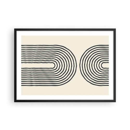 Poster în ramă neagră - În curând... - 70x50 cm