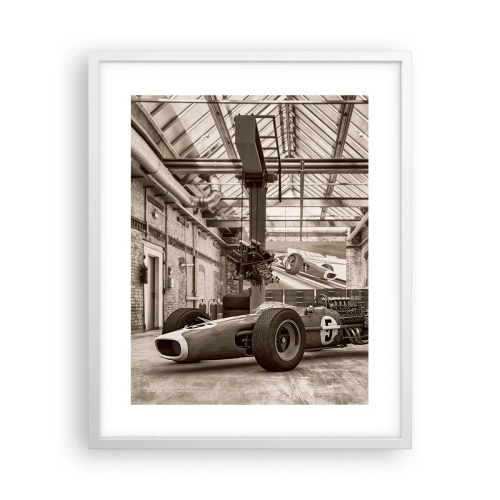 Poster în ramă albă - Odihna învingătorului - 40x50 cm