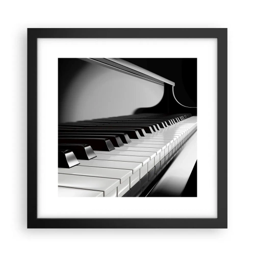 Poster în ramă neagră - Armonia formelor și a culorilor - 30x30 cm