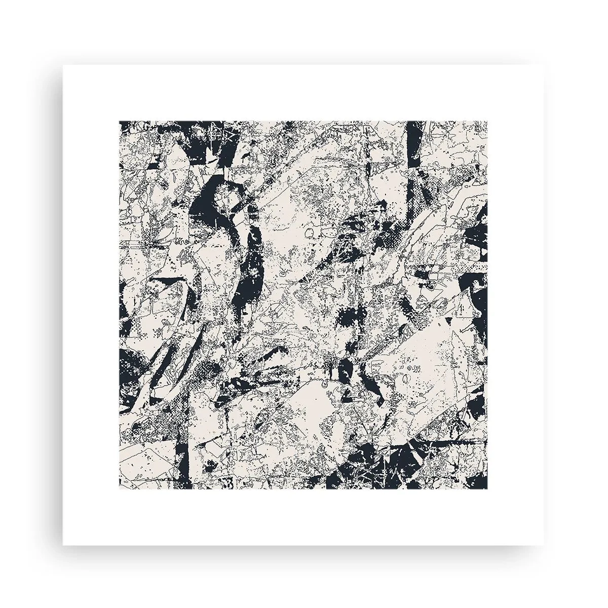 Poster - Întrepătrunderea contrariilor - 30x30 cm