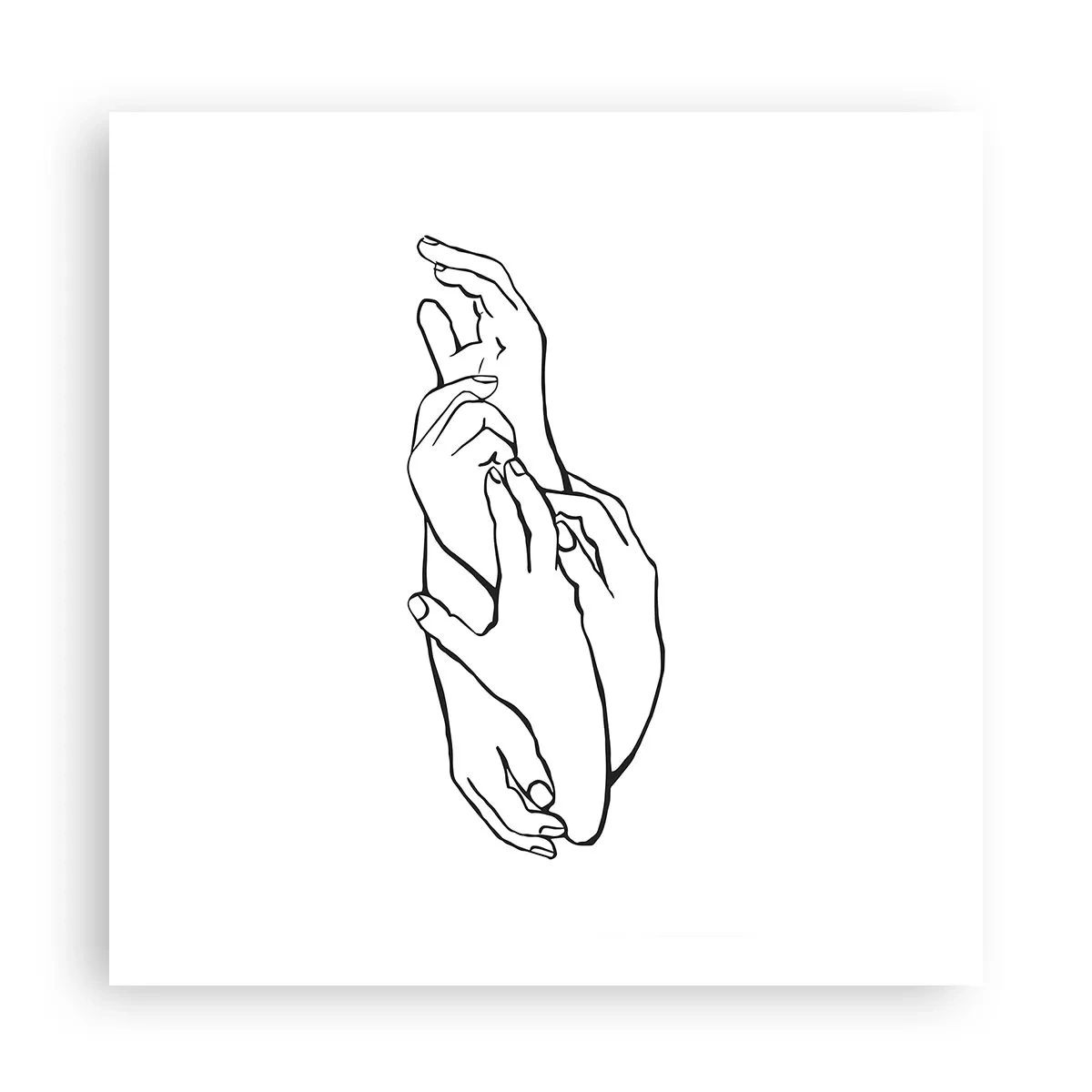 Poster - Atingere bună - 60x60 cm