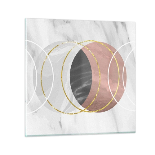 Tablou pe sticlă - Muzica sferelor - 30x30 cm