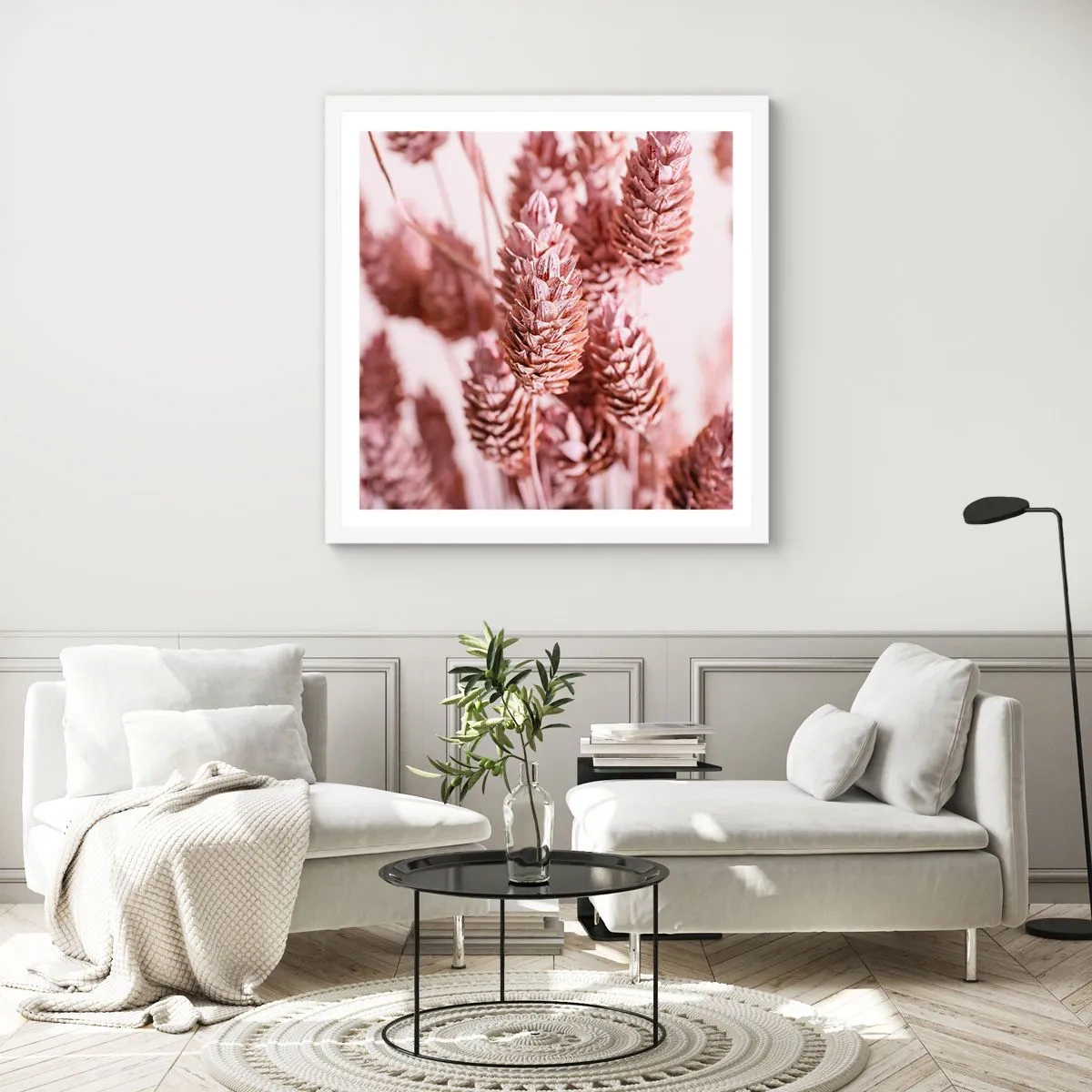 Poster în ramă albă - Aparent discrete - 50x50 cm