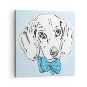 Tablou pe pânză - Eleganța câinelui - 60x60 cm