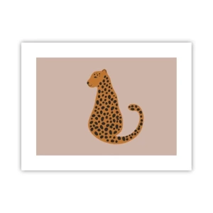Poster - Modelul leopard este tot timpul la modă - 40x30 cm