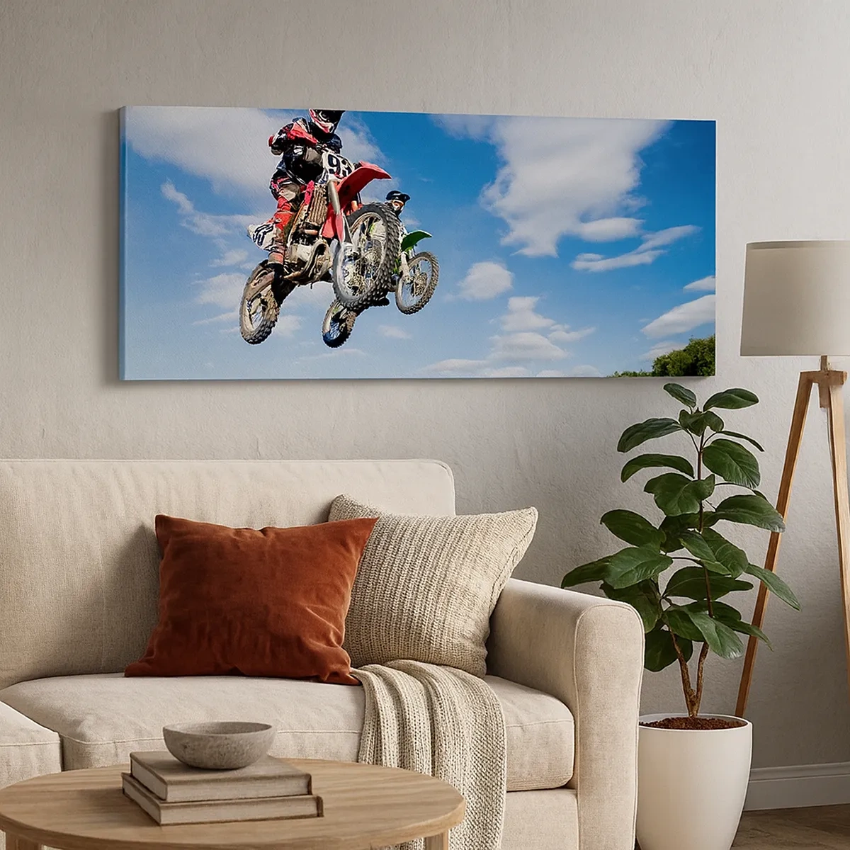 Tablou pe pânză - Salt în cer - 30x30 cm