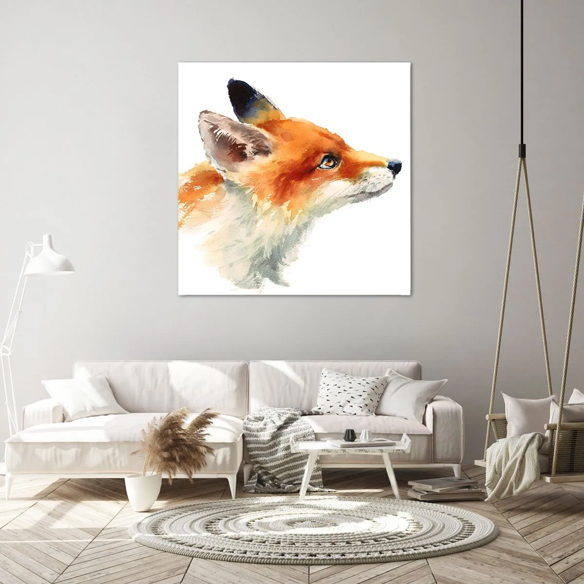 Tablou pe pânză - Nu poți fi niciodată prea atent - 70x70 cm