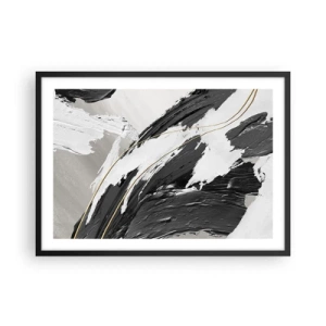 Poster în ramă neagră - Abstracție cu fler - 70x50 cm