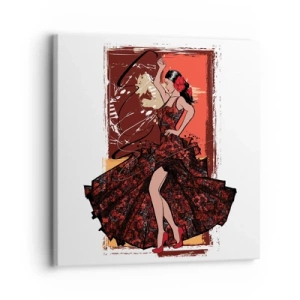 Tablou pe pânză - În ritmul inimii - 30x30 cm