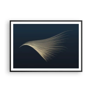 Poster în ramă neagră - Ca părul unui înger - 100x70 cm