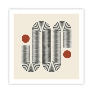 Poster - De la început până la sfârșit - 60x60 cm