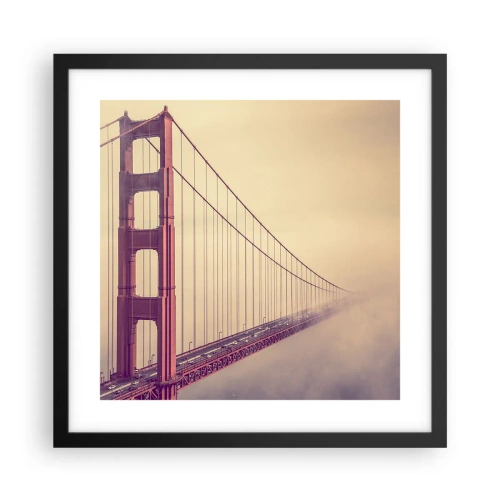 Poster în ramă neagră - Între cer și pământ - 40x40 cm