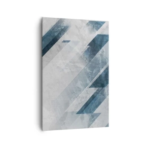 Tablou pe pânză - Compoziția spațială - mișcarea griului - 80x120 cm