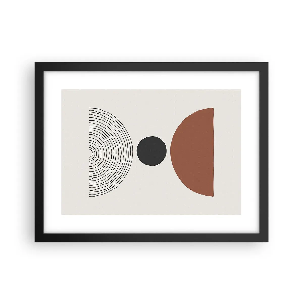 Poster în ramă neagră - În centrul atenției - 40x30 cm