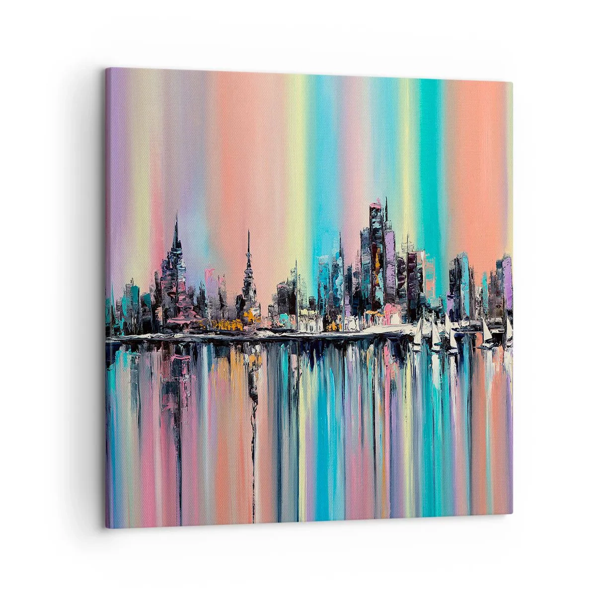 Tablou pe pânză - Strălucește cu lumina nopții - 50x50 cm