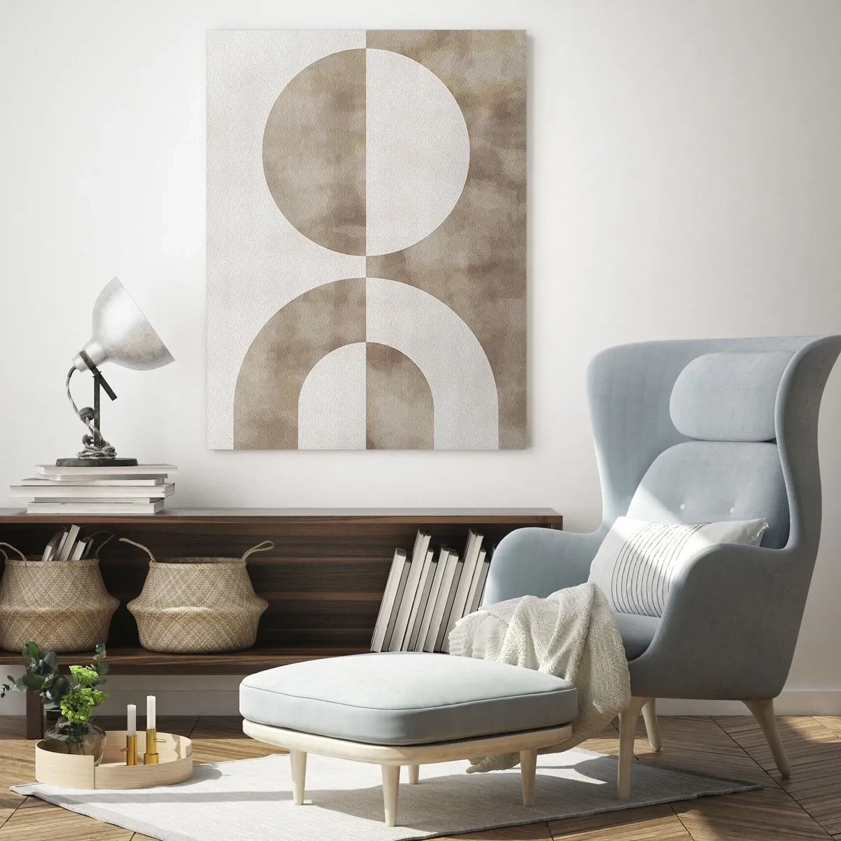 Tablou pe sticlă - Similitudini și diferențe - 80x120 cm