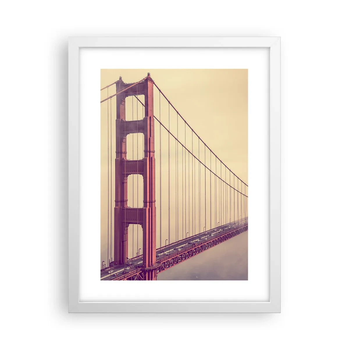 Poster în ramă albă - Între cer și pământ - 30x40 cm