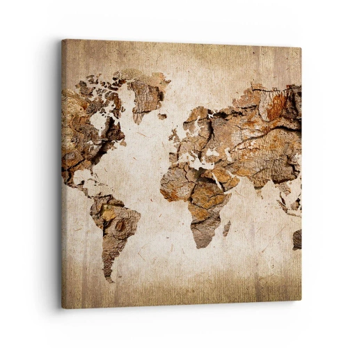 Tablou pe pânză - Descoperirea lumii - 30x30 cm