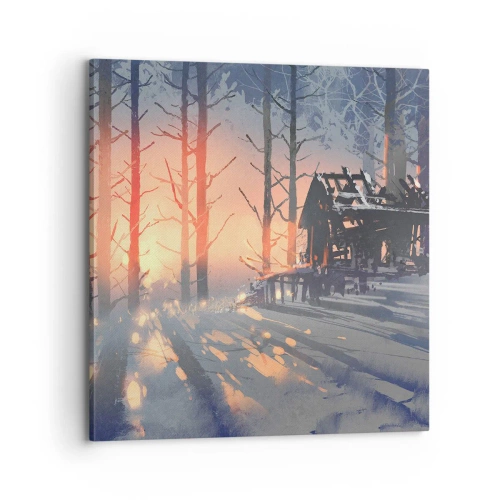 Tablou pe pânză - Doar soarele se strecoară - 70x70 cm