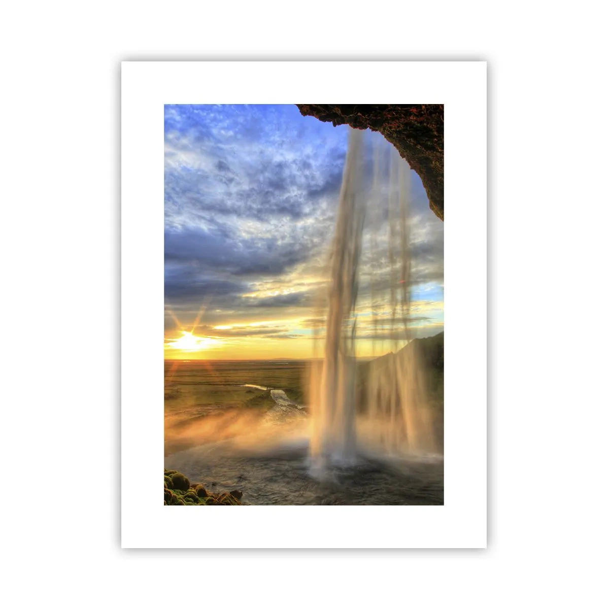 Poster - Lumea din spatele vălului de picături - 30x40 cm