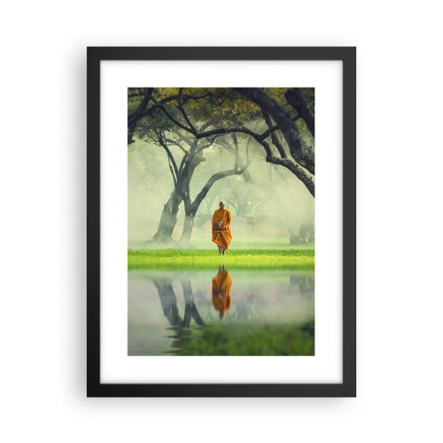 Poster în ramă neagră - Pe drumul spre iluminare - 30x40 cm