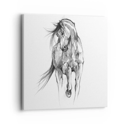 Tablou pe pânză - Într-un trap grațios - 40x40 cm