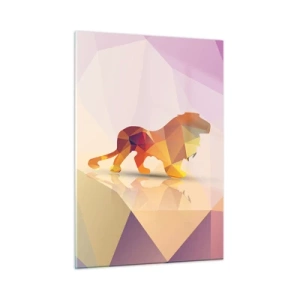 Tablou pe sticlă - Regele diamantat - 50x70 cm