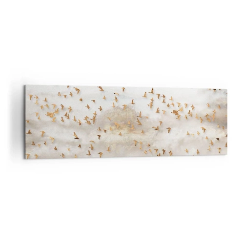 Tablou pe pânză - A sosit timpul... - 160x50 cm