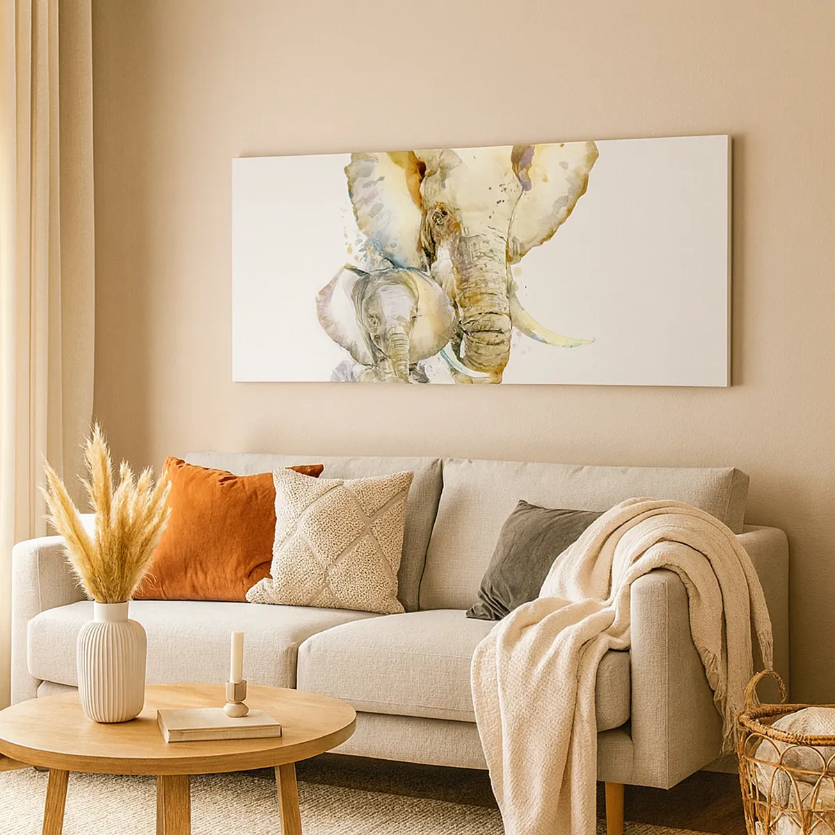 Tablou pe pânză - Ca la mama - 30x30 cm