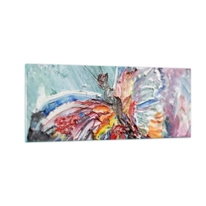 Tablou pe sticlă - Pictat de natura - 100x40 cm
