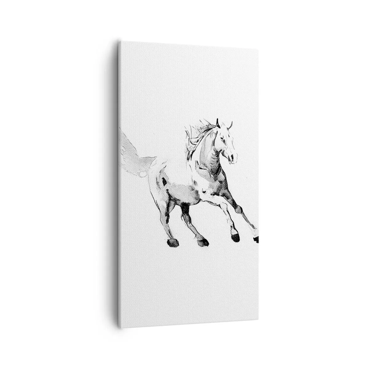 Tablou pe pânză - Suflet neîmblânzit - 55x100 cm