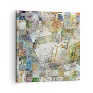 Tablou pe pânză - Remaniere geometrică - 60x60 cm