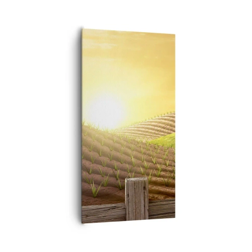 Tablou pe pânză - O fermă ca un basm - 65x120 cm