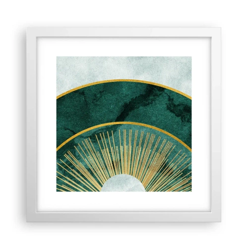 Poster în ramă albă - Un alt sistem solar - 30x30 cm