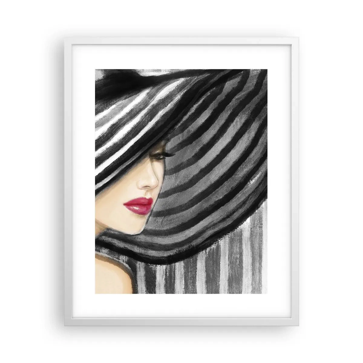 Poster în ramă albă - Unde te pot găsi? - 40x50 cm