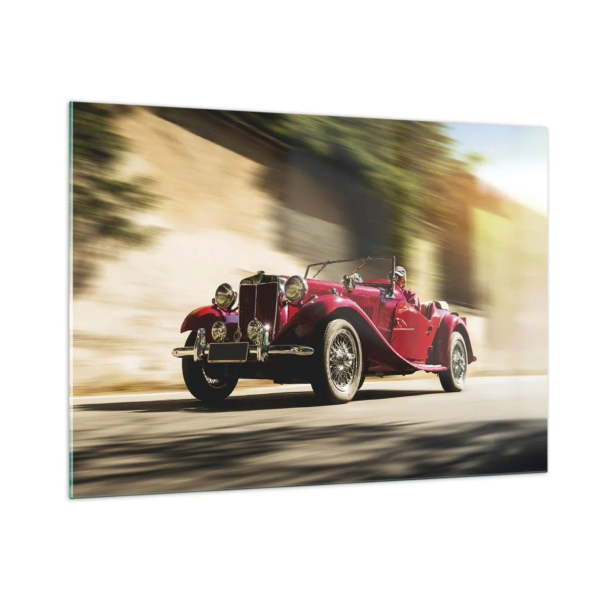 Tablou pe sticlă - Mai frumoasă decât Nike din Samothrace - 100x70 cm