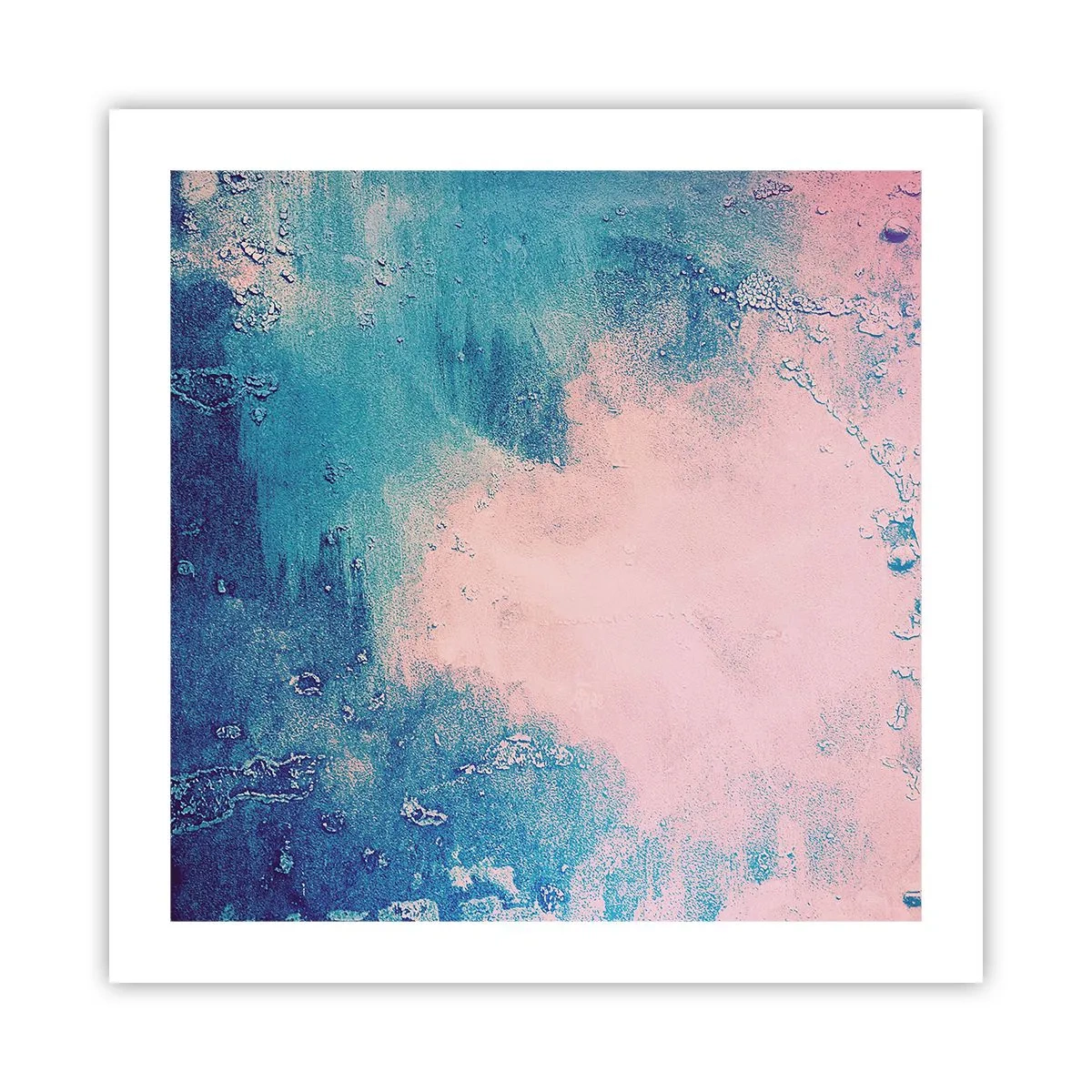 Poster - Îmbrățișare albastră - 50x50 cm