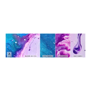 Mostră tapet Premium Canvas - Yin și yang - Abstracția, Bucată, Pictura - 100x30 cm