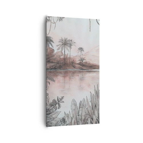 Tablou pe pânză - Jurnalul unui explorator din secolul al XIX-lea - 65x120 cm