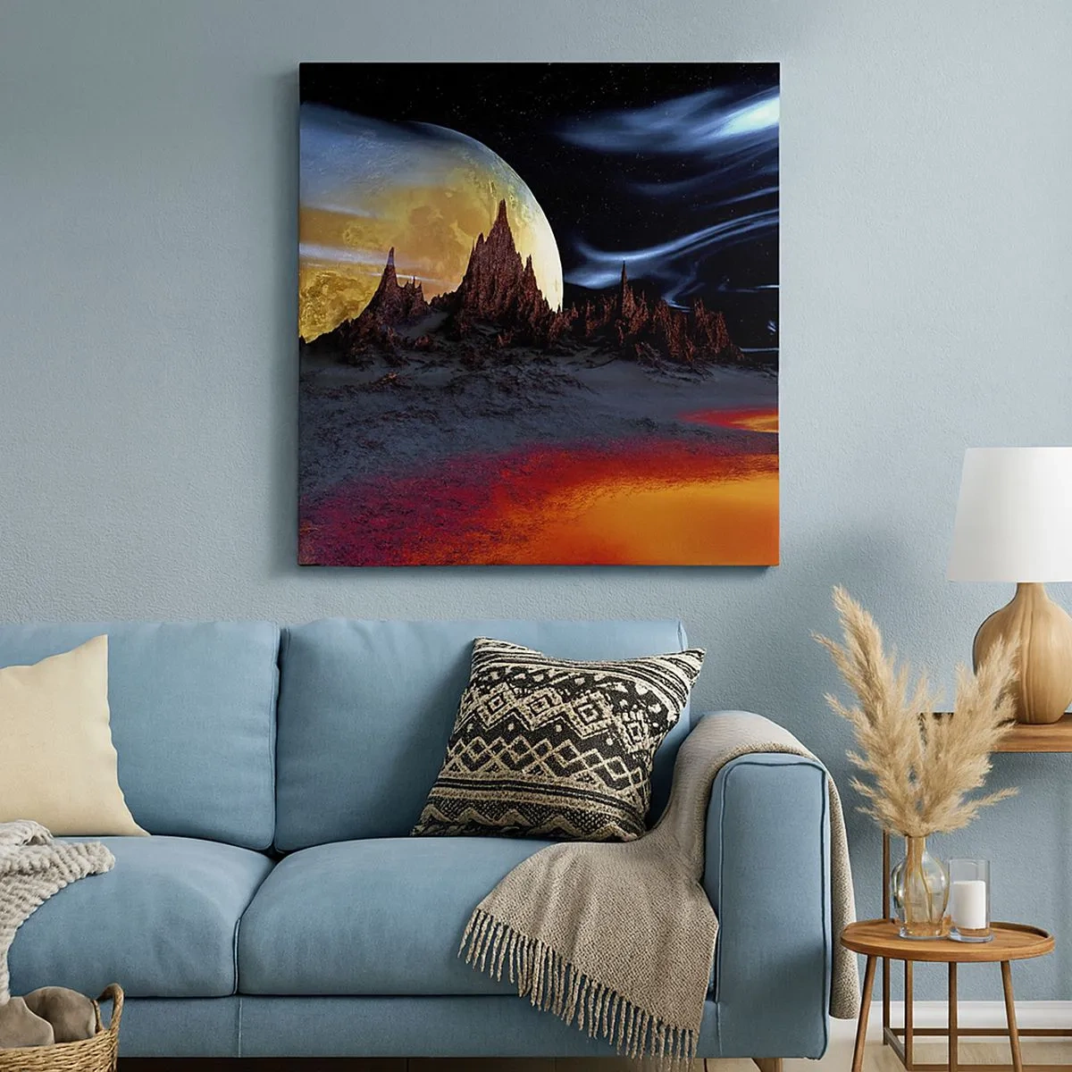 Tablou pe pânză - Lumea necunoscută - 30x30 cm