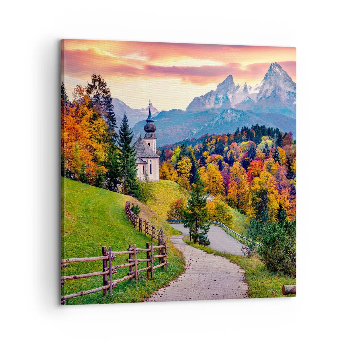 Tablou pe pânză - Un peisaj ca o pictură - 60x60 cm
