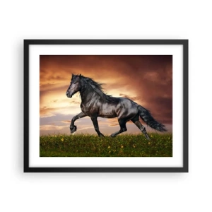 Poster în ramă neagră - Prințul negru - 50x40 cm