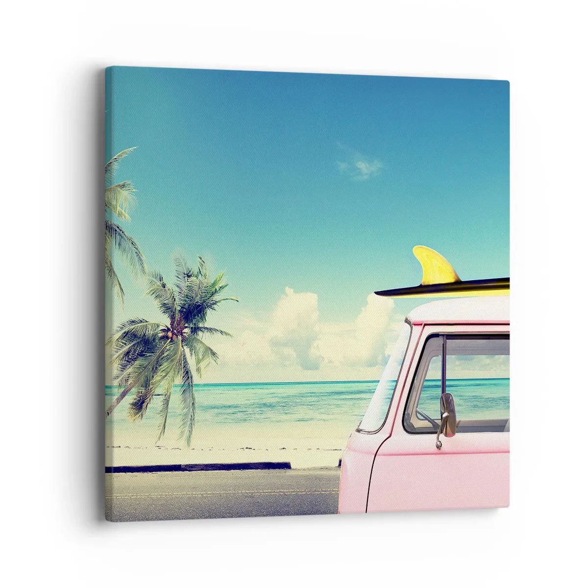 Tablou pe pânză - Să înceapă vacanța - 40x40 cm