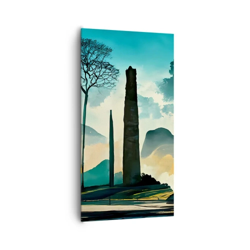 Tablou pe pânză - Din ce în ce mai sus - 65x120 cm