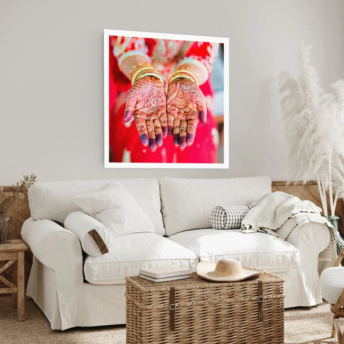 Poster - Gata să prindă fericirea - 40x40 cm