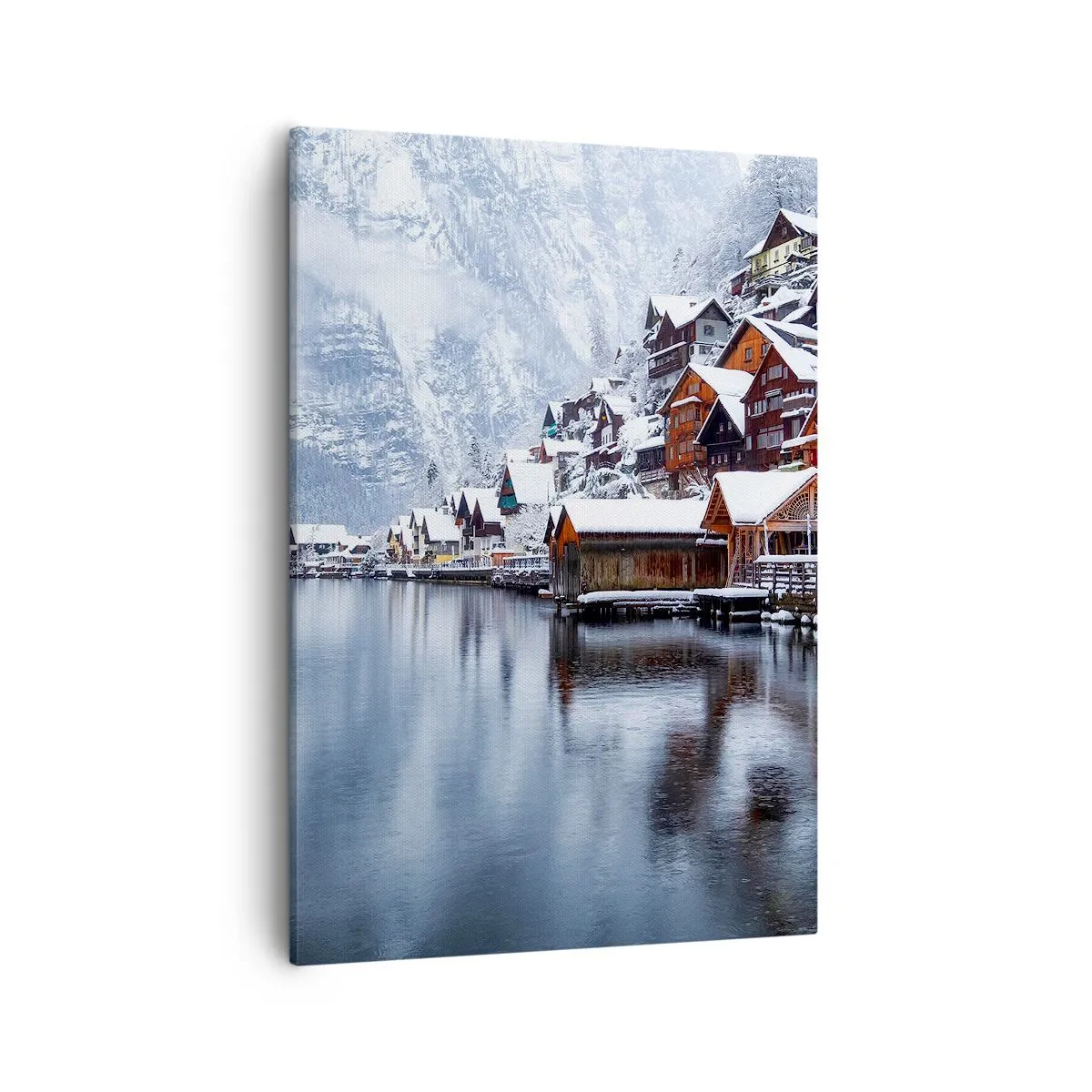Tablou pe pânză - În decor de iarnă - 50x70 cm