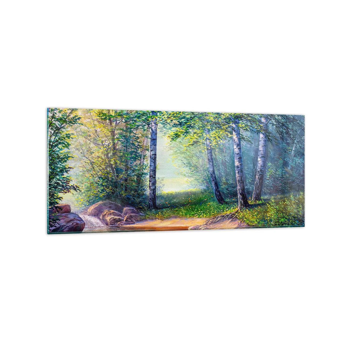 Tablou pe sticlă - Cadru idilic - 120x50 cm